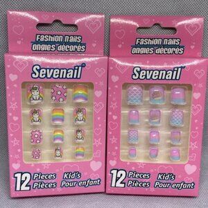 Gils Fashion Nails (12 Pieces) Unicorn & Fish Scales